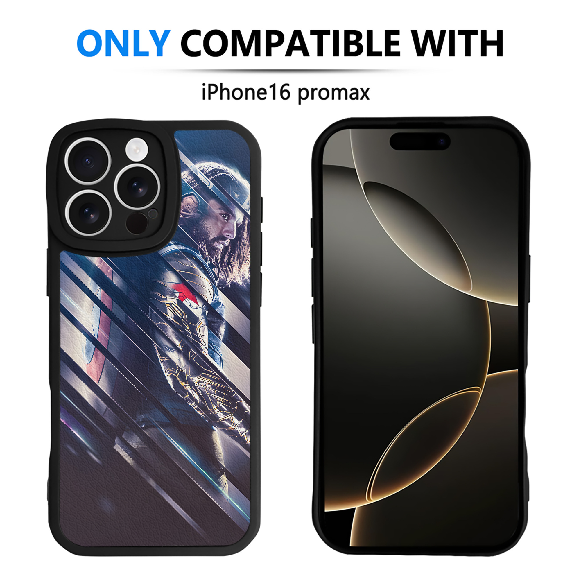 （画像用） アベンジャーズ The Avengers 【iPhone 16シリーズ対応】シリコンスマホケース（レザー調） 材質：シリコン